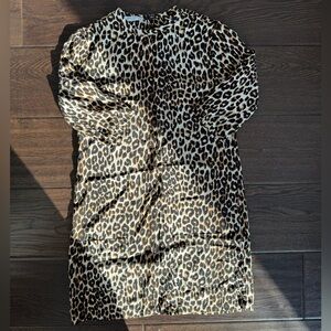 Equipment | Cheetah Print T-Shirt Dress